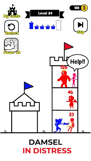 Stickman Tower War: Stick Hero Screenshot 0