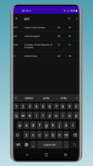 World Dial Codes and Flags Screenshot 0