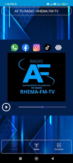 AF TU RADIO - RHEMA FM-TV Screenshot 1
