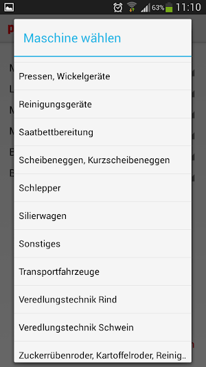 profi Landtechnik testfinder Screenshot 1