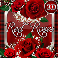 Red Roses 3D Next Launcher theme