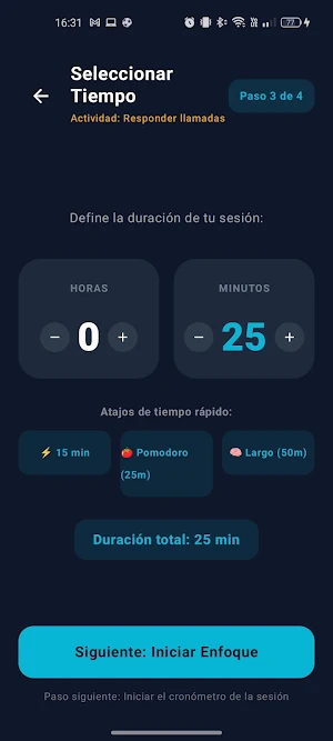 Enfócate Screenshot 3