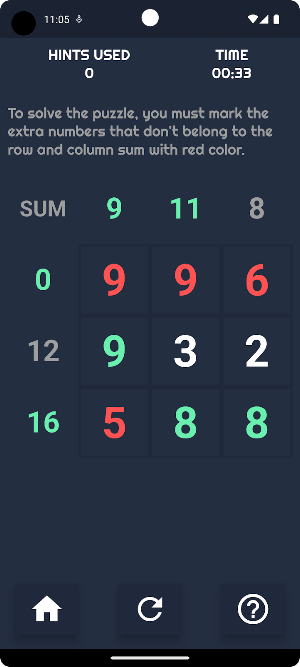 Sumplete: Sum delete Screenshot 1