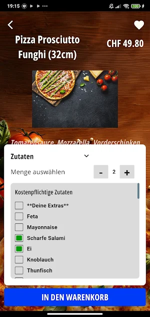 Pizza VIP & Döner Oberwil Screenshot 3