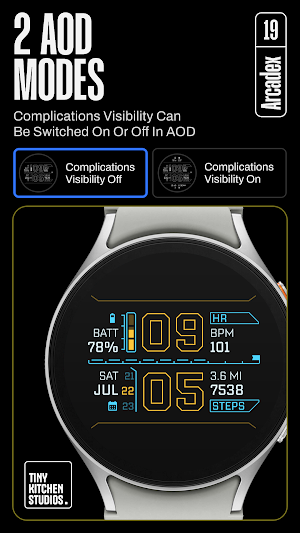 TKS 19 Arcadex Watch Face Screenshot 3