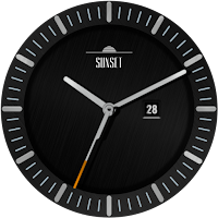 Neon Analog Watch Face