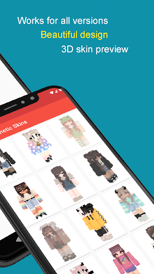 Aesthetic Girl Skins for MCPE Screenshot 1