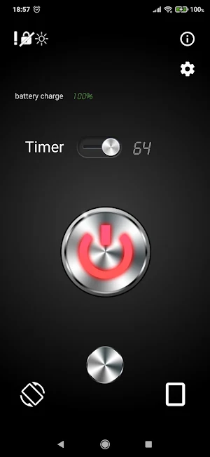 Flashlight with timer and stro Screenshot 1