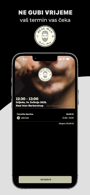 Real Man Barbershop Screenshot 1
