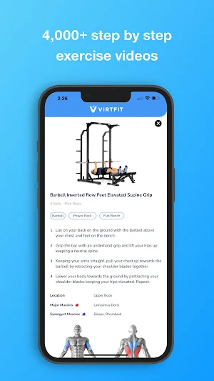 Virtfit - Fitness App Screenshot 3