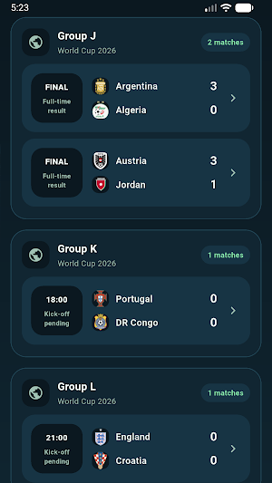 Huba Football - Live Scores Screenshot 3