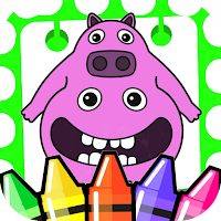 chef pigster BanBan 3 coloring
