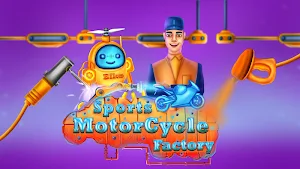 Sports Motorcycle Factory: Motorbike Builder Games Screenshot 0