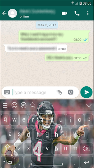Deshaun Watson Texans Keyboard NFL 2020 4r Lovers Screenshot 2