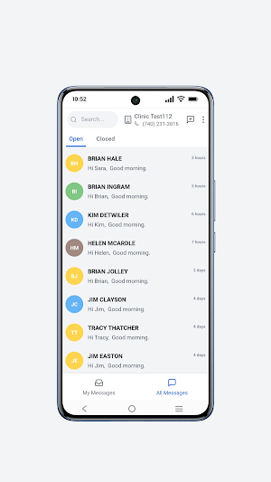 AdvancedMD Communications Screenshot 2