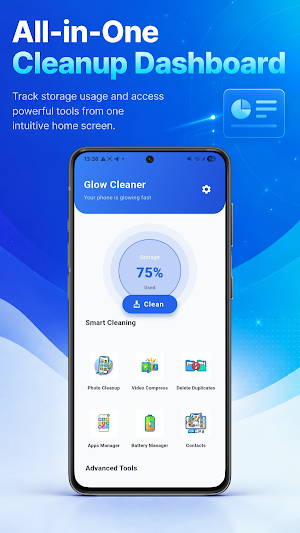 Glow Cleaner:Storage Optimizer Screenshot 0
