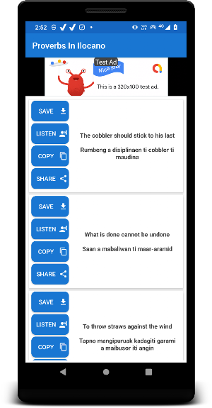Proverbs In Ilocano Screenshot 2