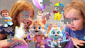 A for Adley Cat: Jigsaw Puzzle Screenshot 2