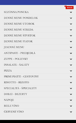 Reštaurácia Italiana Screenshot 2