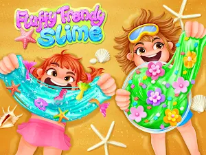Fluffy Trendy Slime - Mermaid & Flower Slime Fun Screenshot 1