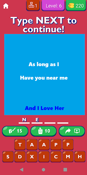Beatles Song Lyrics App Screenshot 0