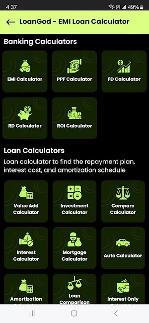“Loancash EMI Loan Calculator” Screenshot 0