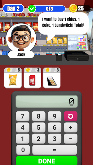 Excuse Me! - Cashier Challenge Screenshot 1