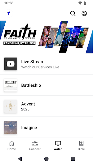Faith Community Tucson Screenshot 2