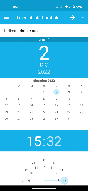 Tracciabilità bombole Screenshot 2