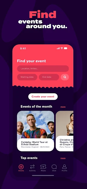 Music Event Screenshot 0