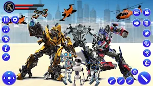 3D Robot Transformer Game Screenshot 0