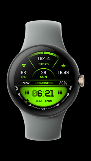 Phantom - LCD v5 | watch face Screenshot 3