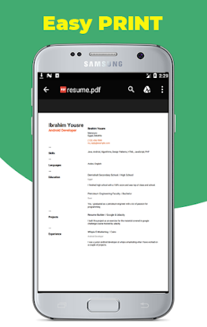 My  CV Builder Screenshot 1