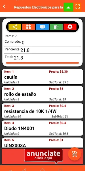 Mis Compras Screenshot 0