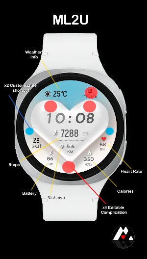 ML2U 388 Heart Glow Digital Screenshot 1