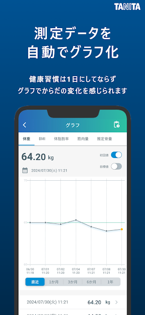 TANITA Record Screenshot 3