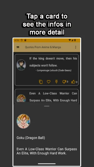 Quotes From Anime and Manga Screenshot 2