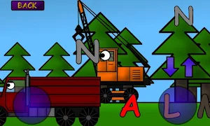 Kids Trucks: Alphabet Games Screenshot 2