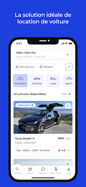 Roadstr - Location de voiture Screenshot 1