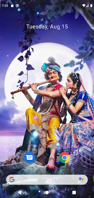 Radhe Krishna Wallpaper Screenshot 3