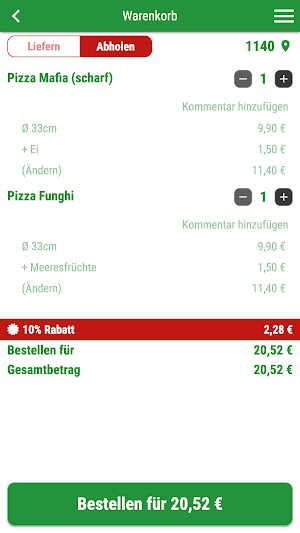 Pizzeria Verona Screenshot 1