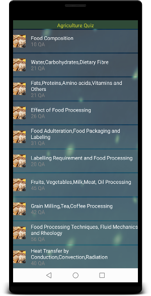 Agriculture Quiz Screenshot 1