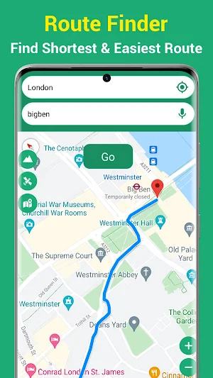 GPS Map Navigation & Direction Screenshot 2