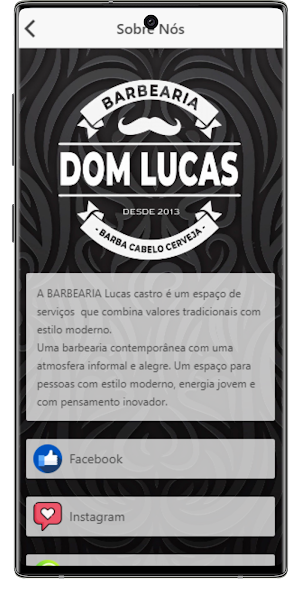 BARBEARIA DOM LUCAS Screenshot 1