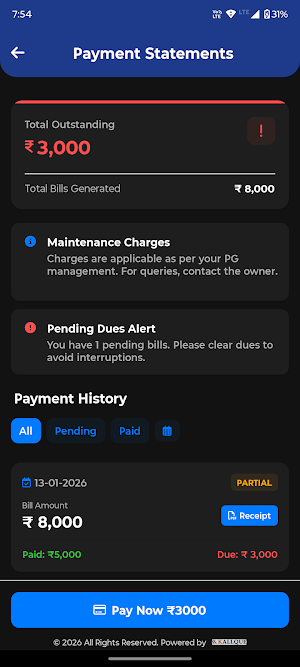 PG Tenant Screenshot 3