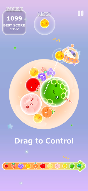 Fruit Planet: Merge Game Screenshot 1