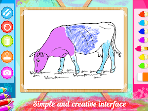 Coloring And Learning Animals - Drawing Book Screenshot 2