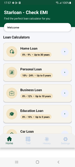 StarLoan - Check EMI Screenshot 0