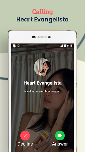 Heart Evangelista Fake Call Screenshot 2