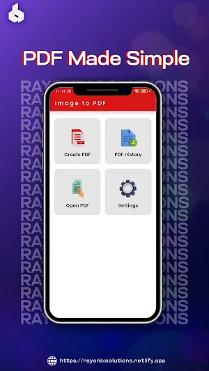 Image to PDF Converter Pro Screenshot 1